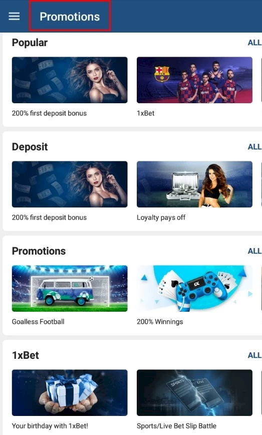 1xbet bonus