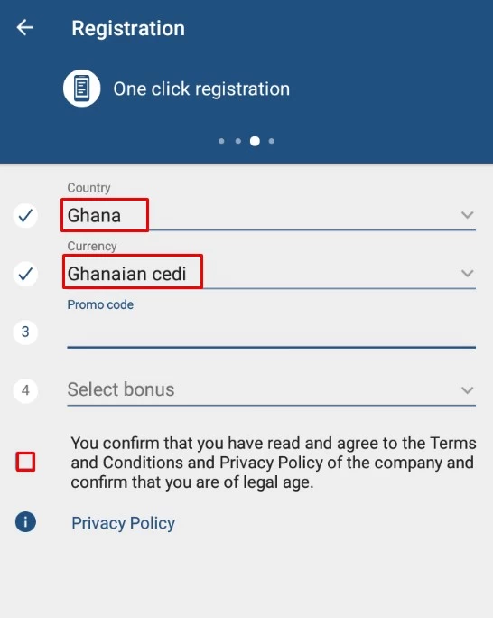 1xbet registration by 1click